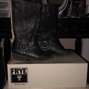 Frye Girls Phillip Harness Tall Boot Size 12